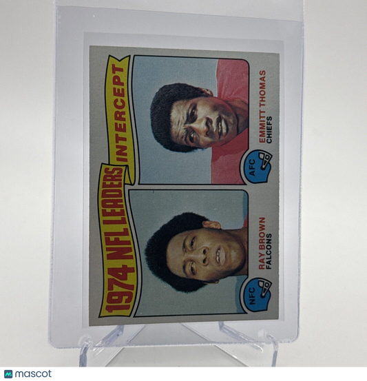 1975 Topps 1974 NFL Intercept Leaders Football Card #5 NM #3 FREE SHIPPING