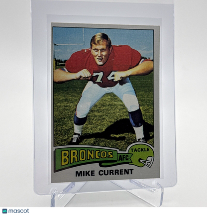 1975 Topps Mike Current Football Card #77 NM Quality #4 FREE SHIPPING
