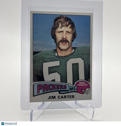 1975 Topps Jim Carter Football Card #19 NM Quality #3 FREE SHIPPING