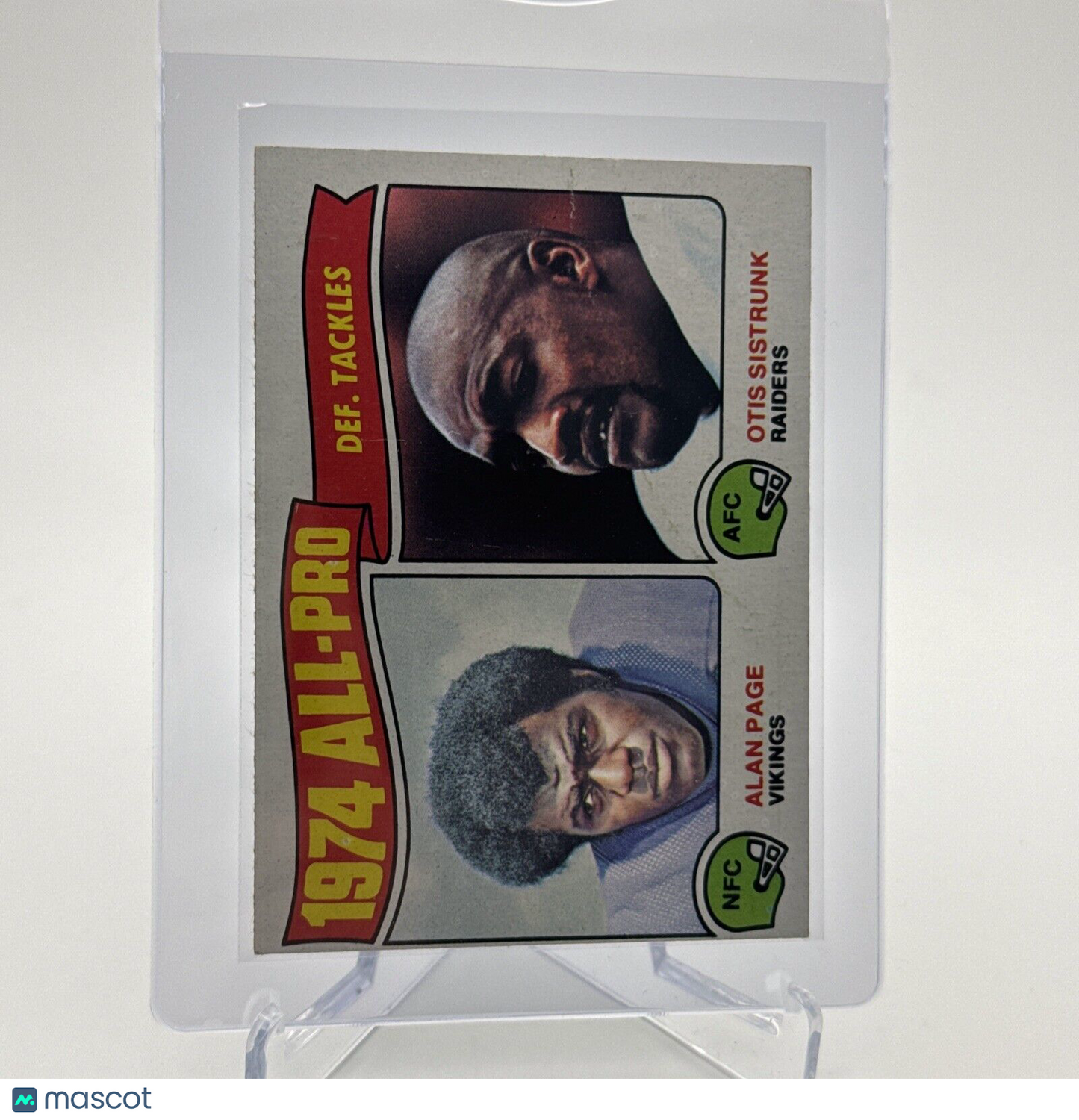 1975 Topps 1974 All-Pro Defensive Tackles Card #214 NM Quality #2 FREE SHIPPING