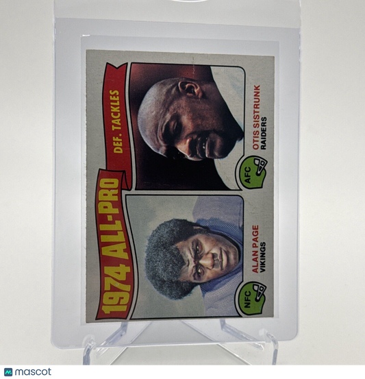 1975 Topps 1974 All-Pro Defensive Tackles Card #214 NM Quality #2 FREE SHIPPING
