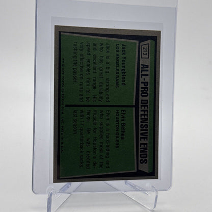1975 Topps 1974 All-Pro Defensive Ends Card #213 NM Quality #2 FREE SHIPPING