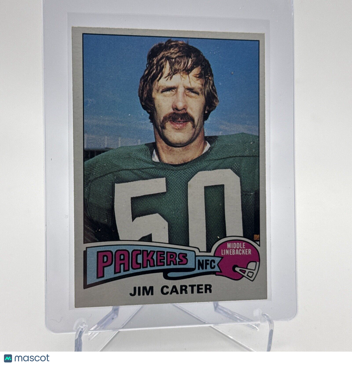 1975 Topps Jim Carter Football Card #19 NM Quality #4 FREE SHIPPING