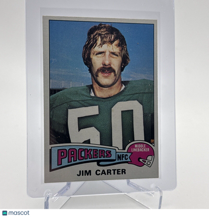 1975 Topps Jim Carter Football Card #19 NM Quality #4 FREE SHIPPING