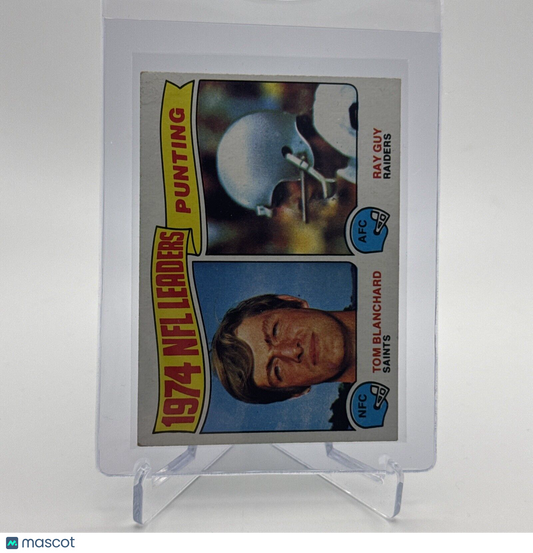 1975 Topps 1974 NFL Punting Leaders Football Card #6 NM Quality #3 FREE SHIPPING