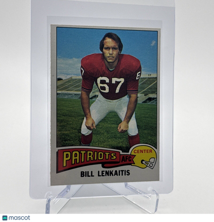 1975 Topps Bill Lenkaitis Football Card #61 NM Quality #7 FREE SHIPPING