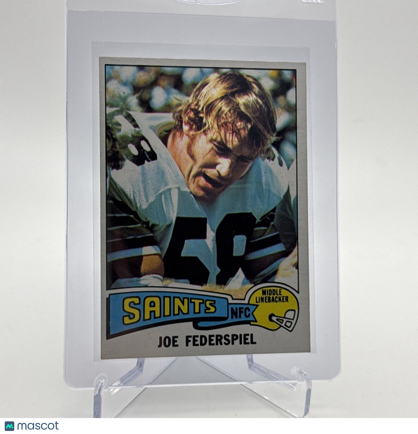 1975 Topps Joe Federspiel Football Card #107 NM Quality #3 FREE SHIPPING