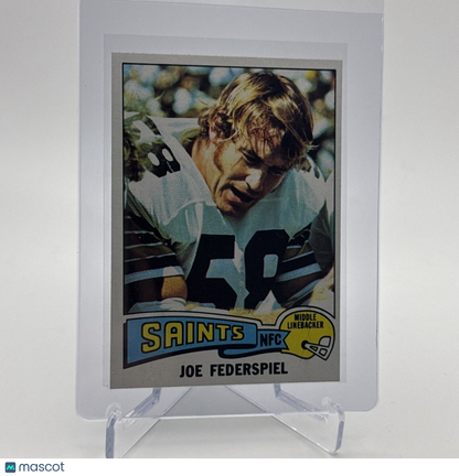 1975 Topps Joe Federspiel Football Card #107 NM Quality #2 FREE SHIPPING
