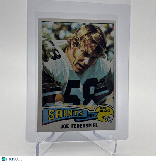 1975 Topps Joe Federspiel Football Card #107 NM Quality #2 FREE SHIPPING