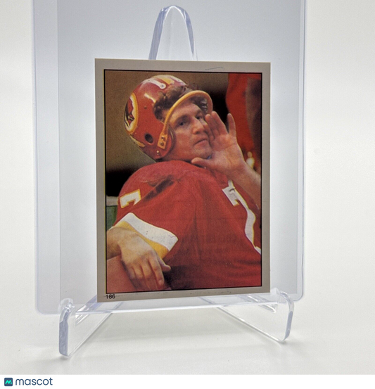 1981 Topps Joe Theismann Football Sticker Card #186 NM-MT FREE SHIPPING