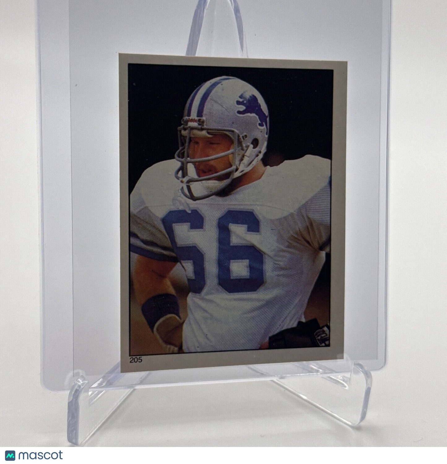1981 Topps Tom Ginn Football Sticker Card #205 NM-MT FREE SHIPPING