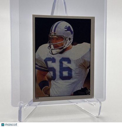 1981 Topps Tom Ginn Football Sticker Card #205 NM-MT FREE SHIPPING