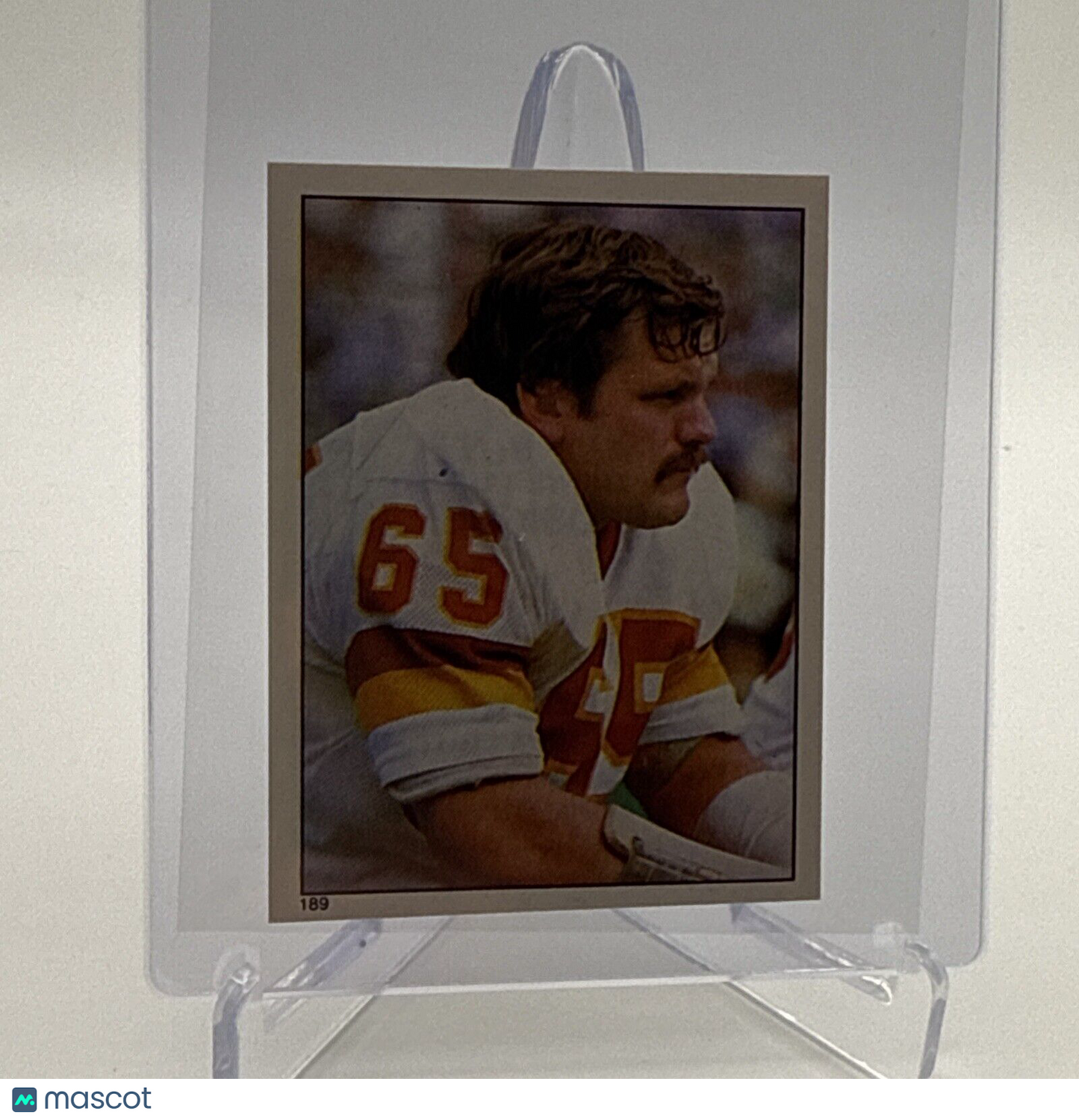 1981 Topps Dave Butz Football Sticker Card #189 NM-MT FREE SHIPPING