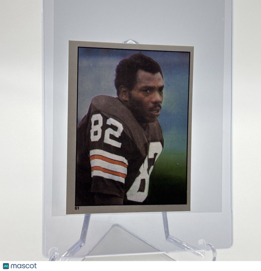 1981 Topps Ozzie Newsome Football Sticker Card #61 NM-MT FREE SHIPPING