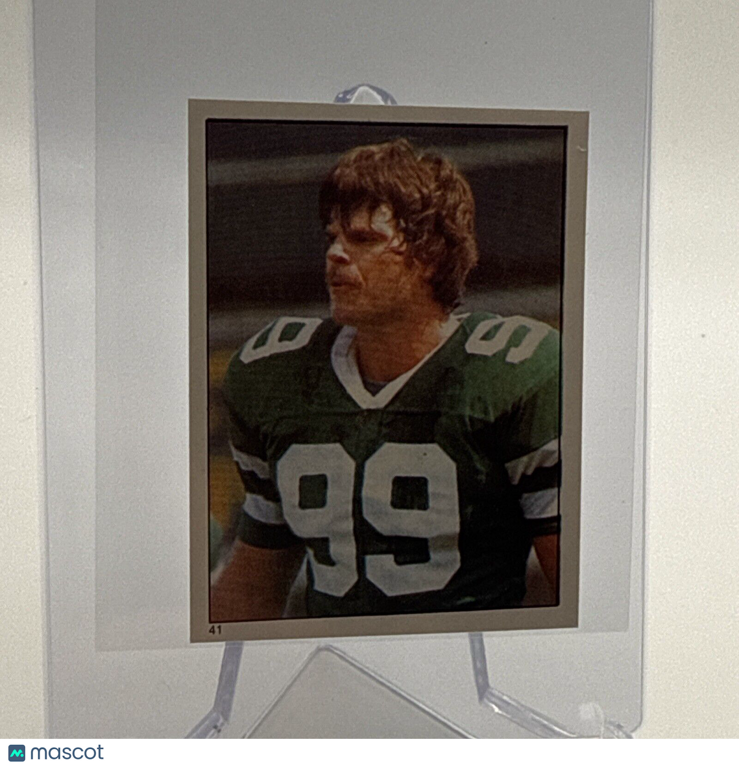 1981 Topps Mark Gastineau Football Sticker Card #41 NM-MT FREE SHIPPING