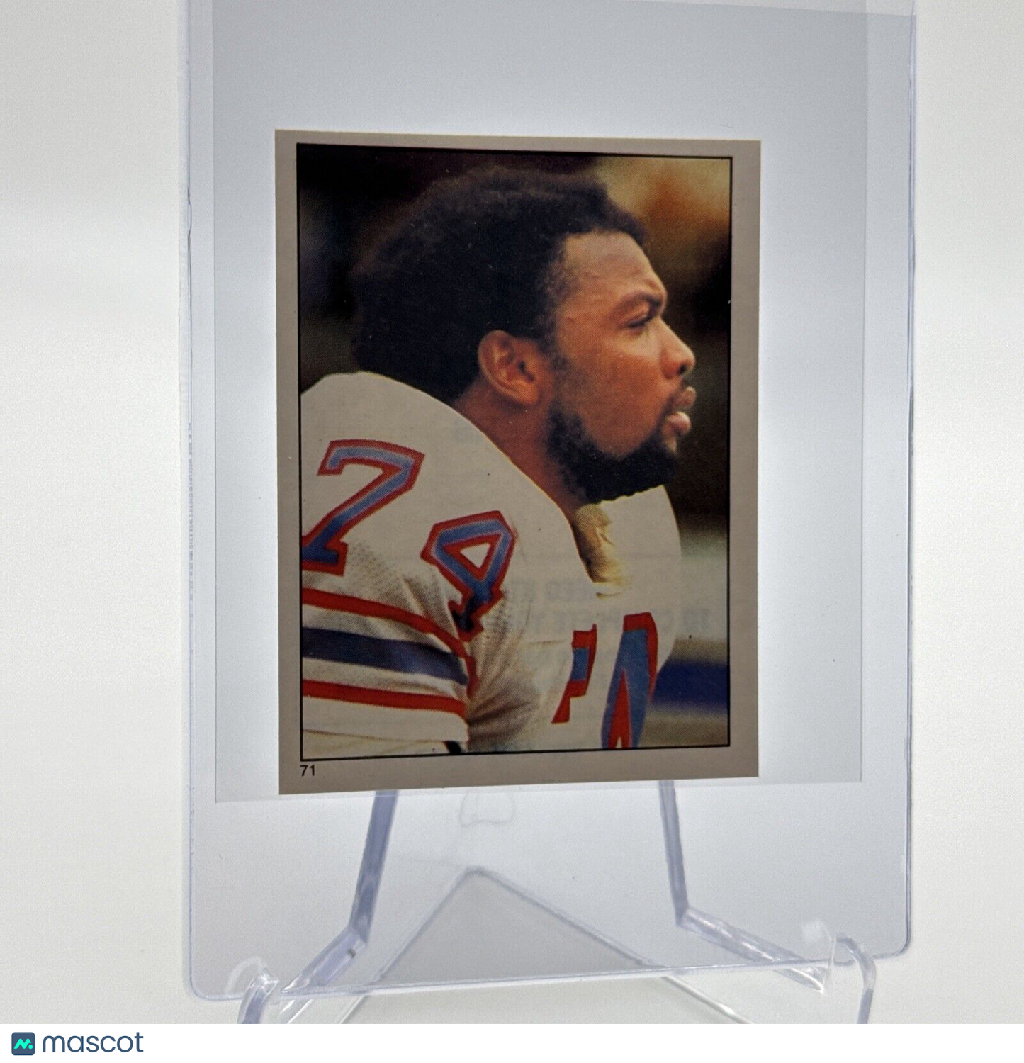 1981 Topps Leon Gray Football Sticker Card #71 NM-MT FREE SHIPPING