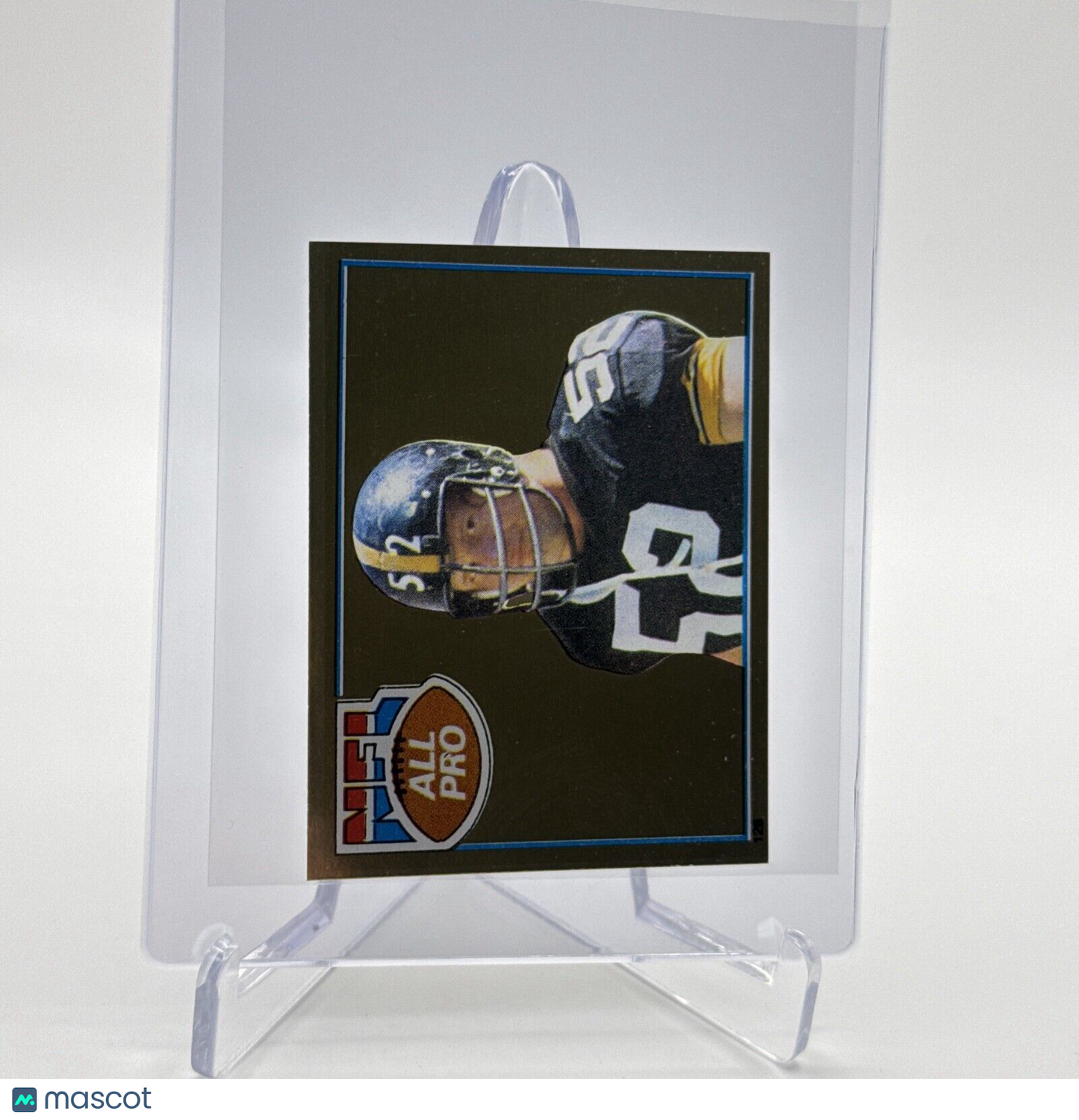 1981 Topps Mike Webster FOIL Football Sticker Card #128 NM-MT FREE SHIPPING