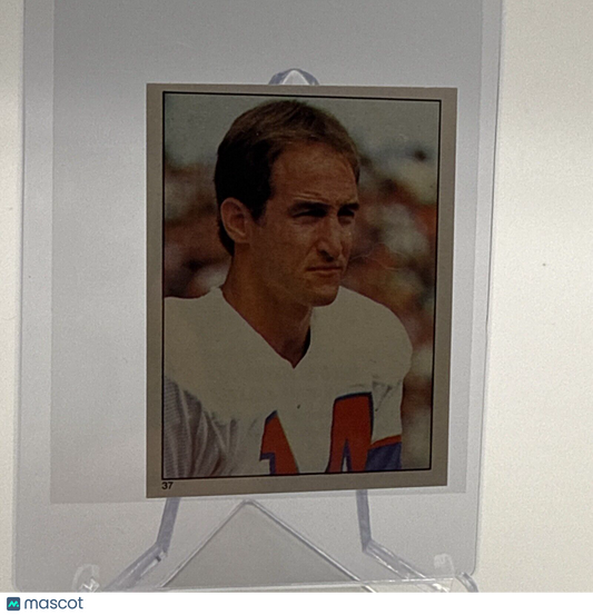1981 Topps Steve Grogan Football Sticker Card #37 NM-MT FREE SHIPPING