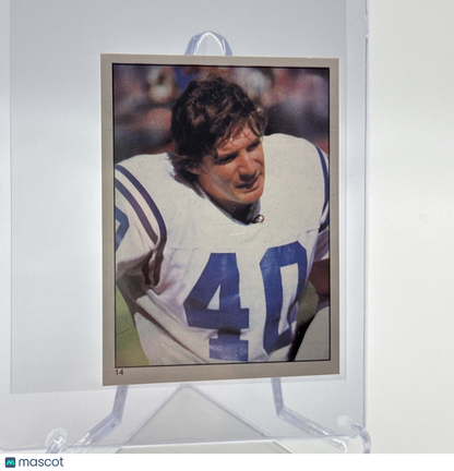 1981 Topps Bruce Laird Football Sticker Card #14 NM-MT FREE SHIPPING