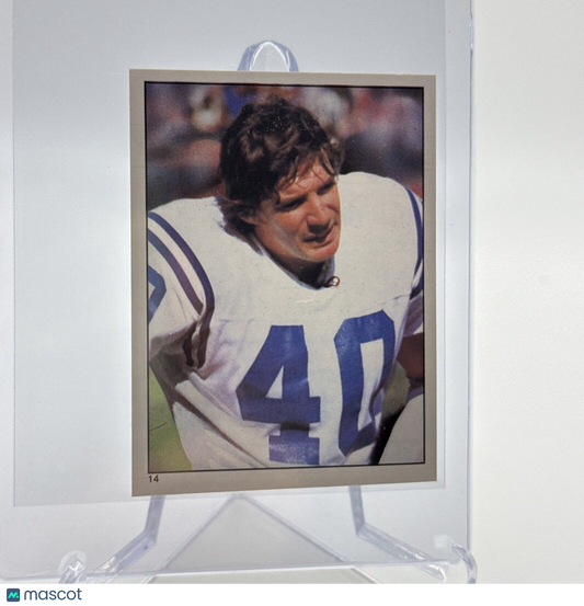 1981 Topps Bruce Laird Football Sticker Card #14 NM-MT FREE SHIPPING