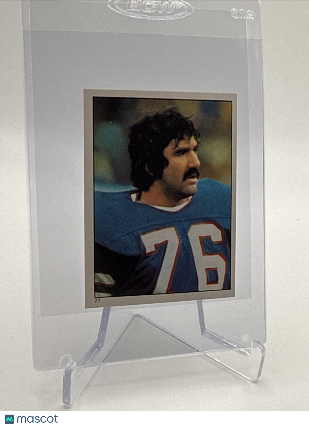 1981 Topps Fred Smerlas Football Sticker Card #22 NM-MT FREE SHIPPING