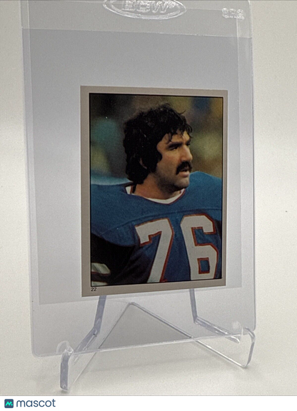 1981 Topps Fred Smerlas Football Sticker Card #22 NM-MT FREE SHIPPING