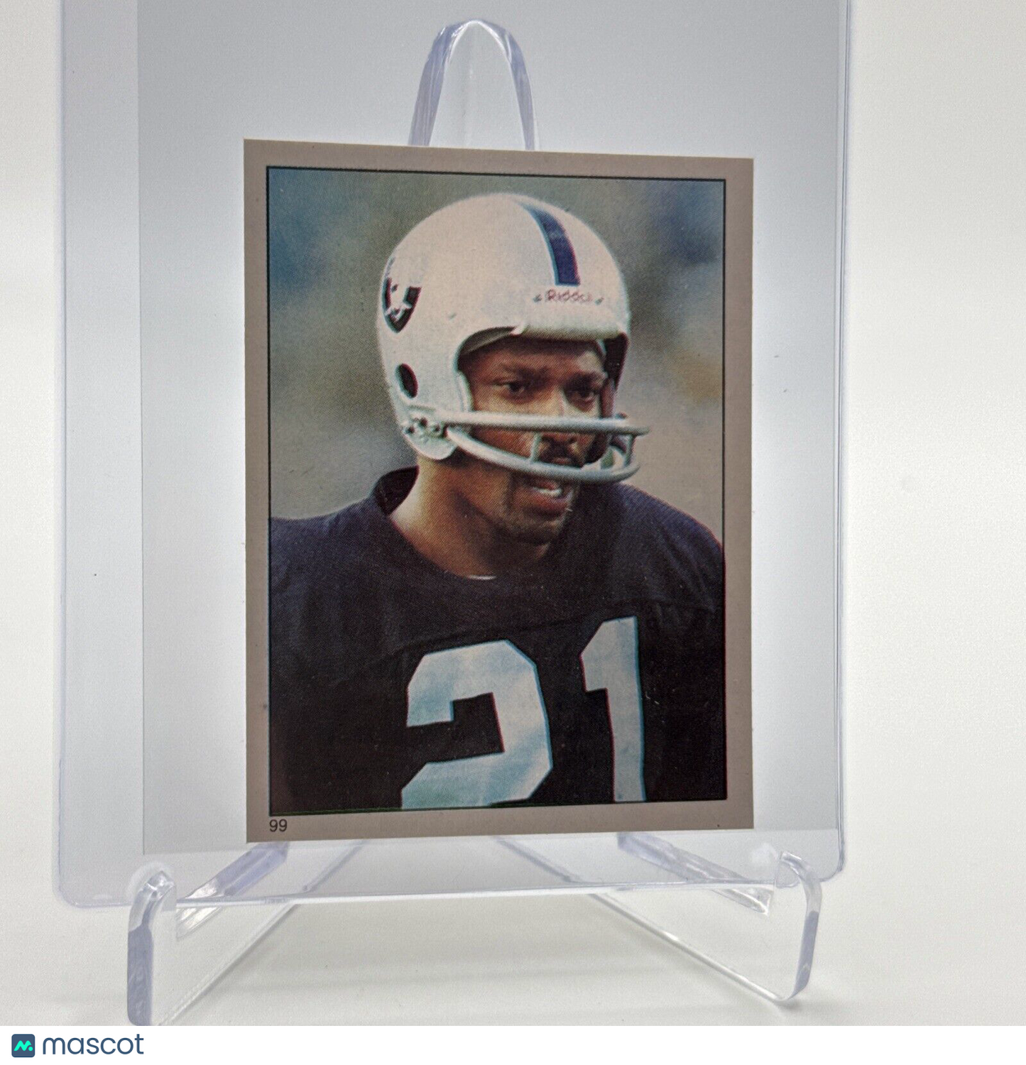 1981 Topps Cliff Branch Football Sticker Card #99 NM-MT FREE SHIPPING