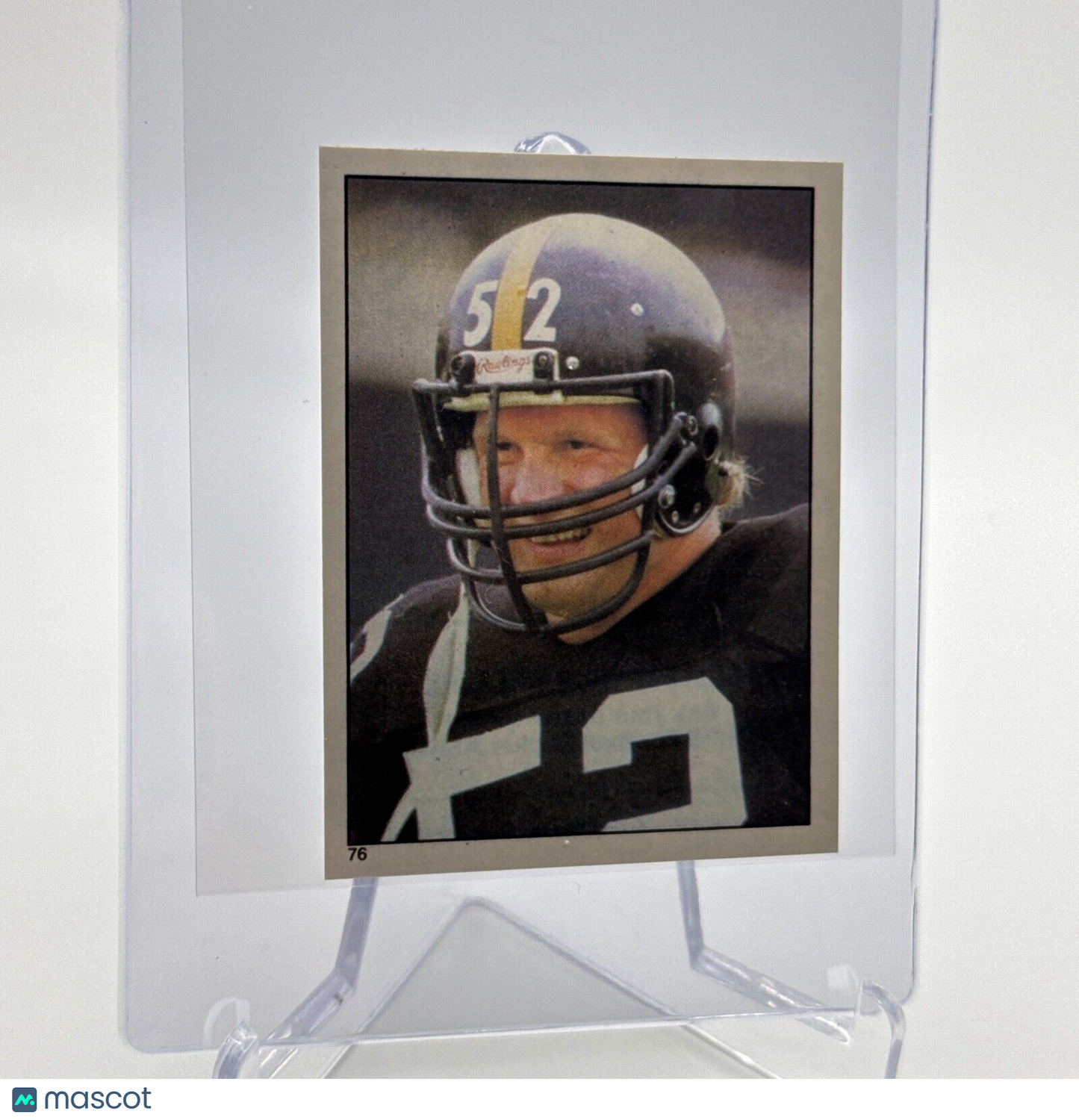 1981 Topps Mike Webster Football Sticker Card #76 NM-MT FREE SHIPPING