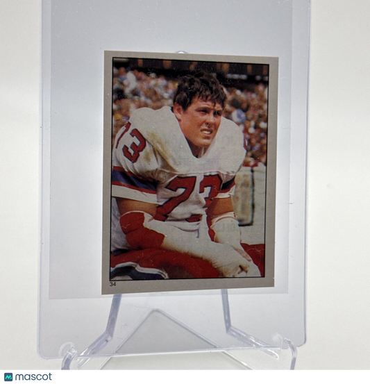 1981 Topps John Hannah Football Sticker Card #34 NM-MT FREE SHIPPING