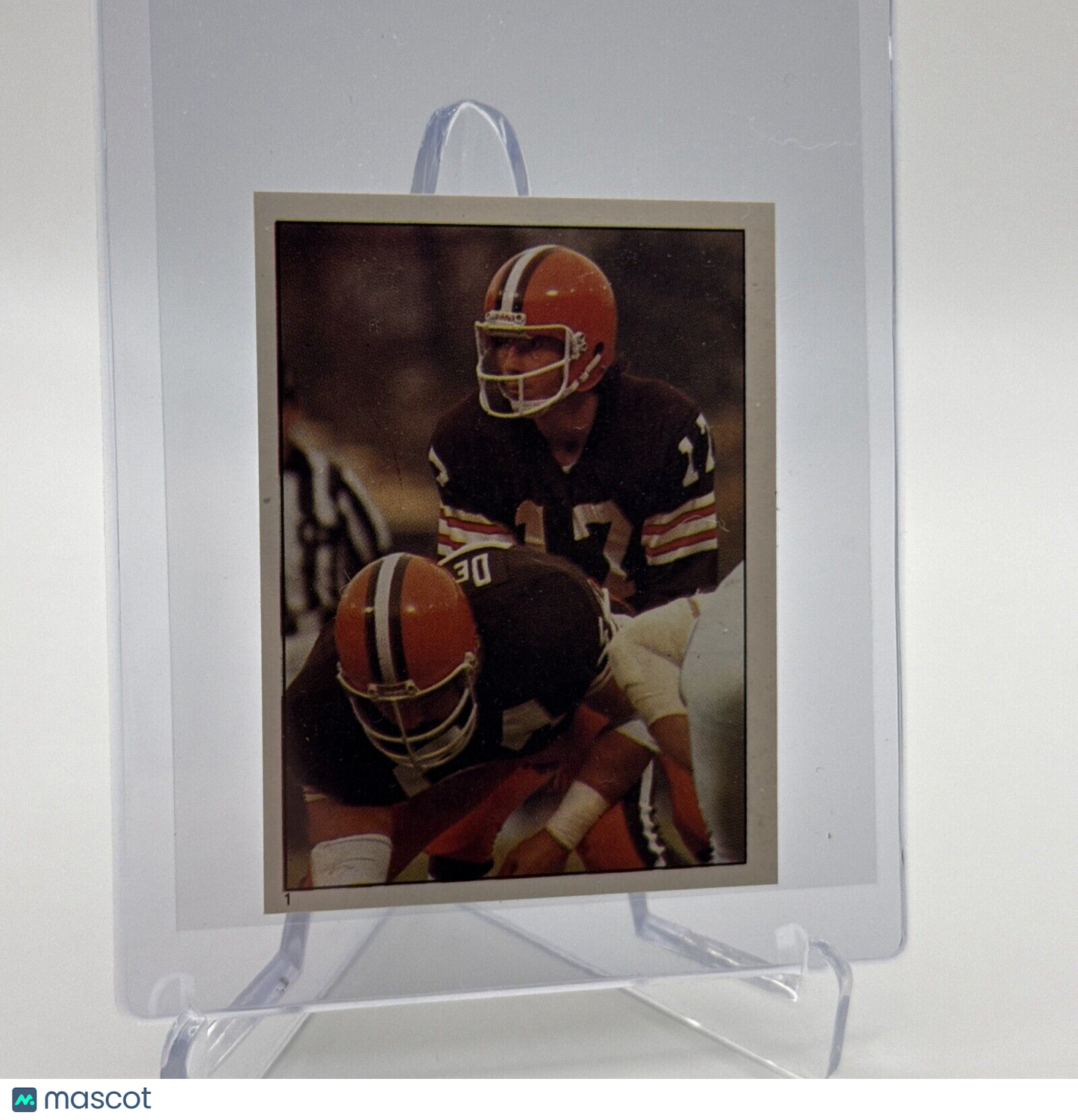 1981 Topps Brian Sipe Football Sticker Card #1 NM-MT FREE SHIPPING