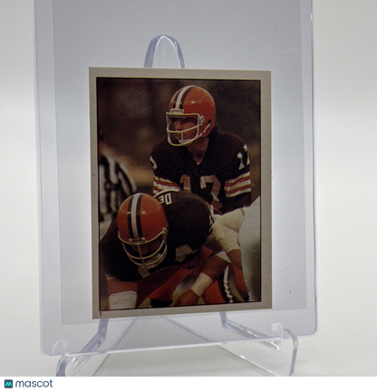 1981 Topps Brian Sipe Football Sticker Card #1 NM-MT FREE SHIPPING