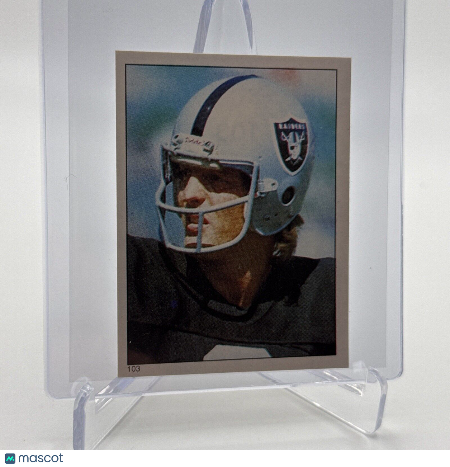 1981 Topps Ray Guy Football Sticker Card #103 NM-MT FREE SHIPPING