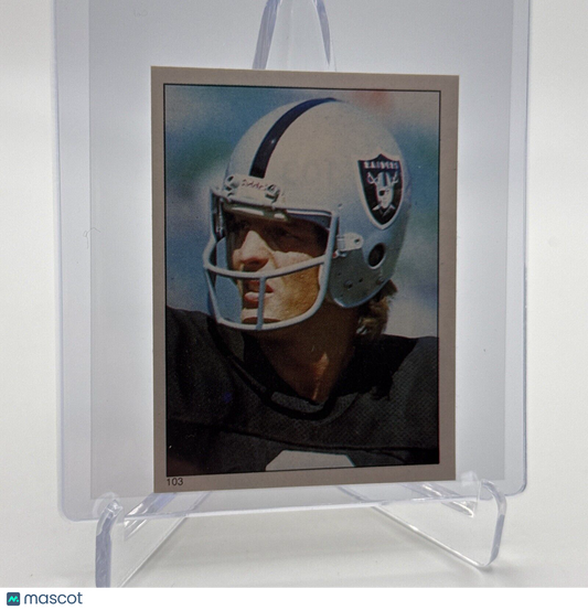 1981 Topps Ray Guy Football Sticker Card #103 NM-MT FREE SHIPPING