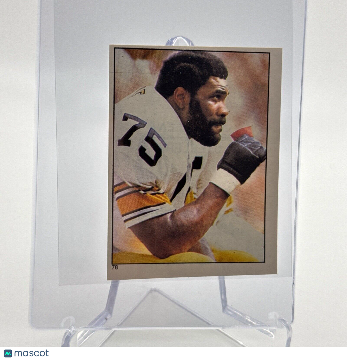 1981 Topps Joe Greene Football Sticker Card #78 NM-MT FREE SHIPPING