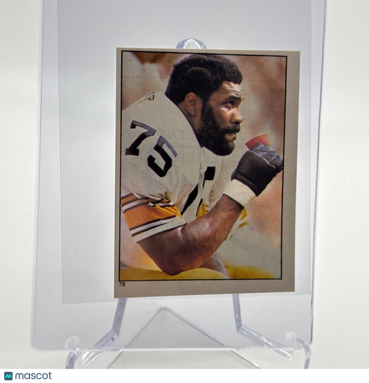 1981 Topps Joe Greene Football Sticker Card #78 NM-MT FREE SHIPPING