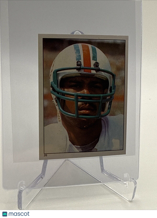 1981 Topps Nat Moore Football Sticker Card #26 NM-MT FREE SHIPPING