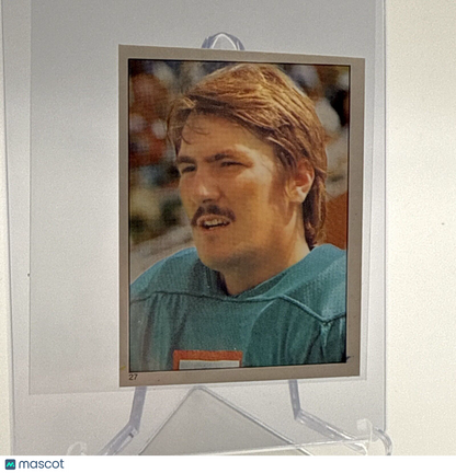 1981 Topps Uwe Von Schamann Football Sticker Card #27 NM-MT FREE SHIPPING