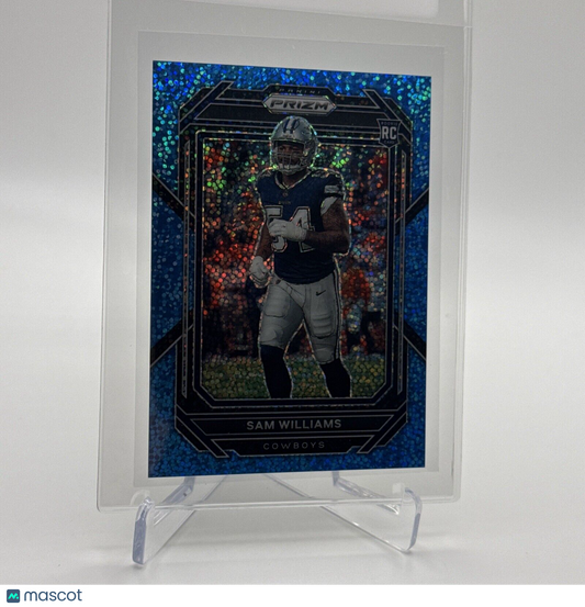 2022 Panini Prizm BLUE SPARKLE Sam Williams RC 41/96 #393 Mint FREE SHIPPING