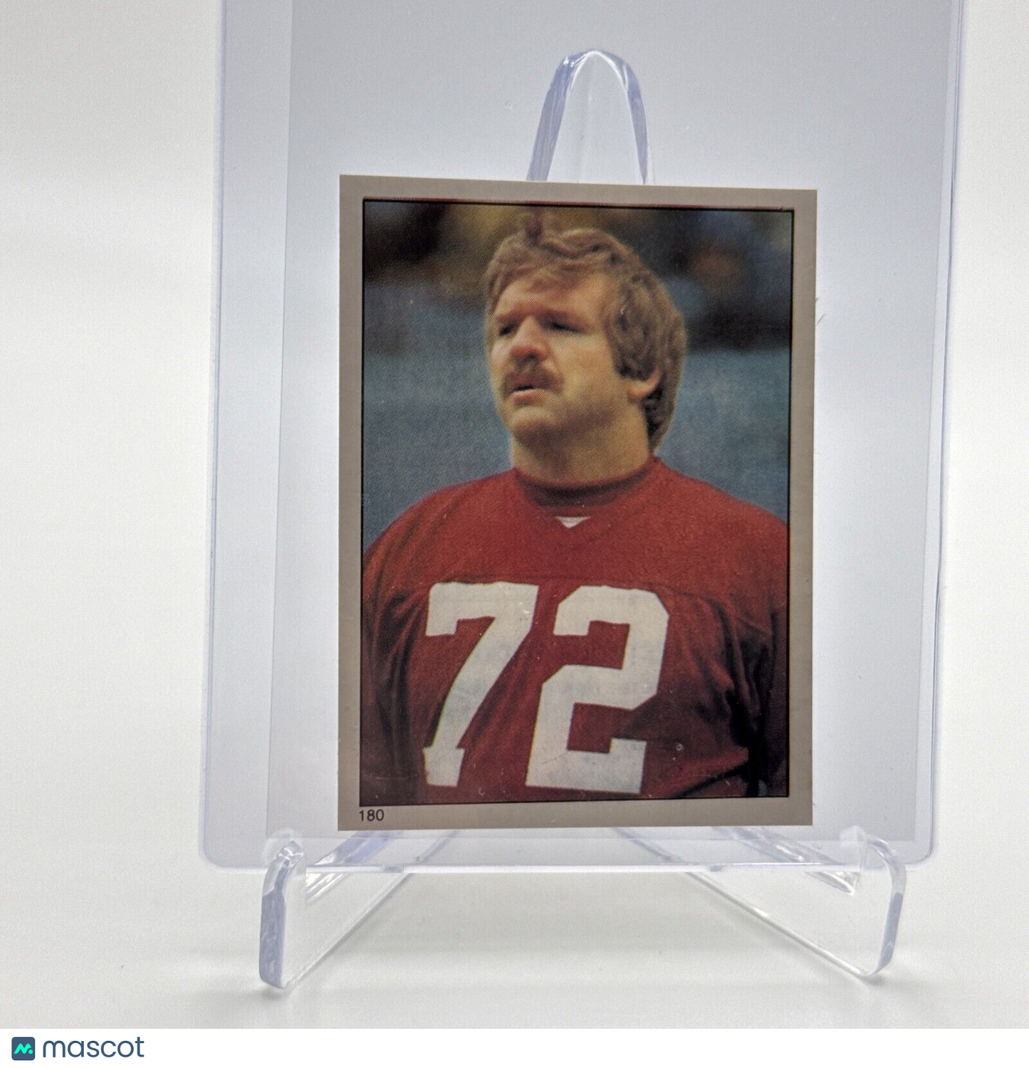 1981 Topps Dan Dierdorf Football Sticker Card #180 NM-MT FREE SHIPPING