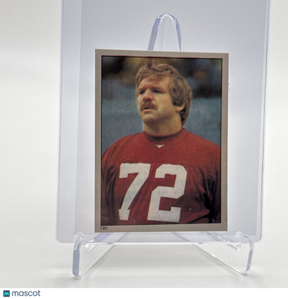 1981 Topps Dan Dierdorf Football Sticker Card #180 NM-MT FREE SHIPPING