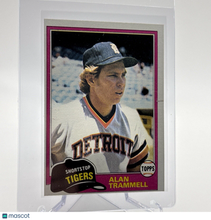 1981 Topps Alan Trammell Baseball Card #709 EX Quality FREE SHIPPING