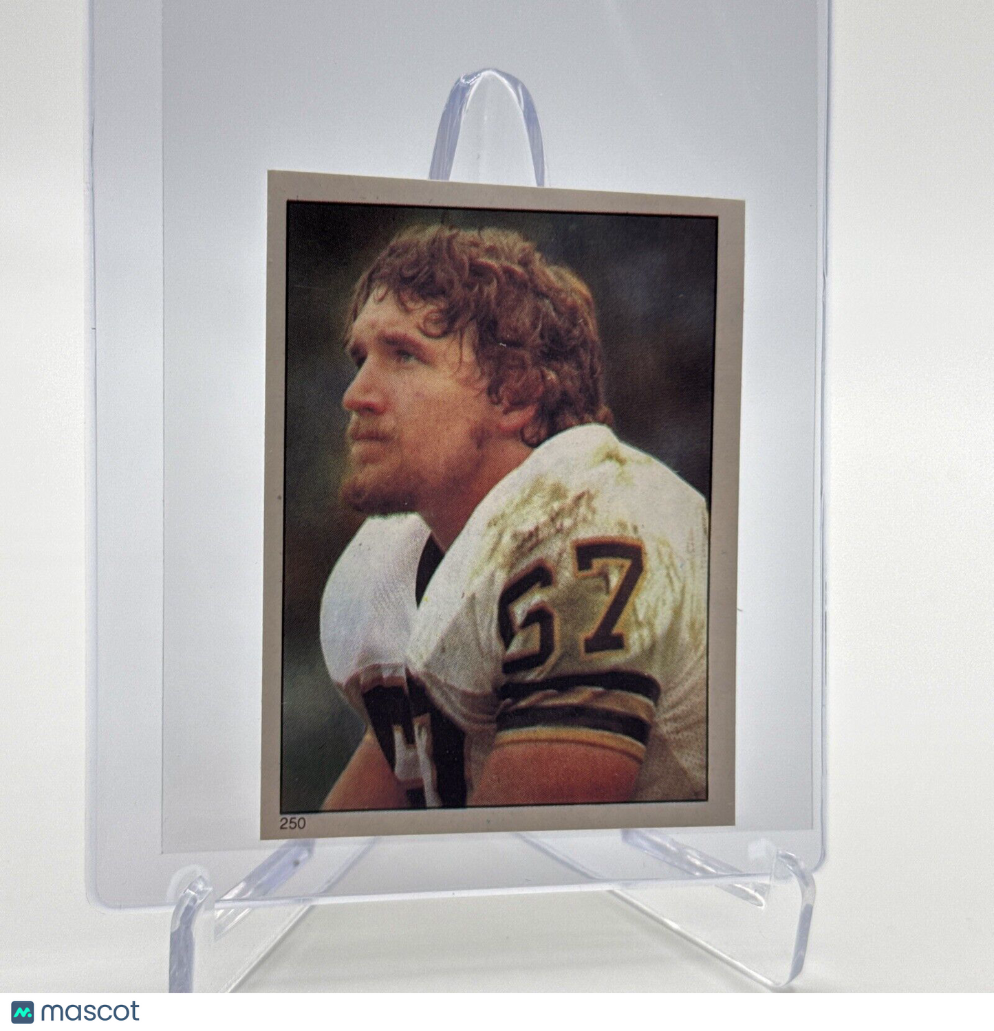 1981 Topps Stan Brock Football Sticker Card #250 NM-MT FREE SHIPPING