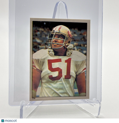 1981 Topps Randy Cross Football Sticker Card #258 NM-MT FREE SHIPPING