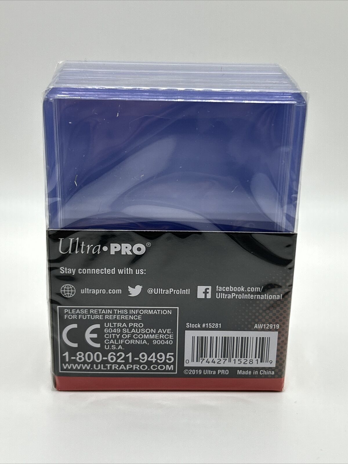 Ultra Pro 3X4 Super Thick Toploaders 130pt Point 1 Pack of 10 WITH SLEEVES