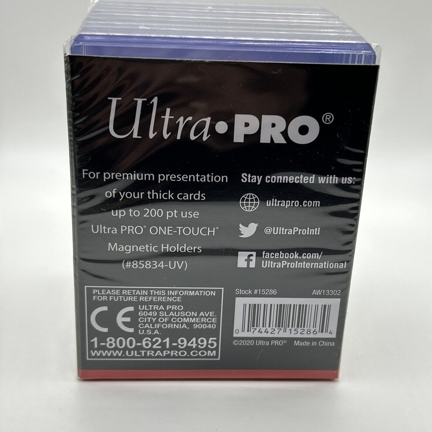 Ultra Pro 3X4 Super Thick Toploaders 1 Pack of 10 for up to 200pt Cards