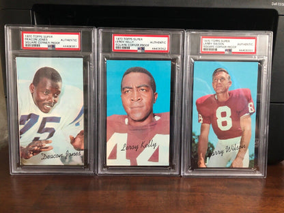 1970 Topps Super Square Corner Proof Complete Set PSA Authentic PSA Set Registry