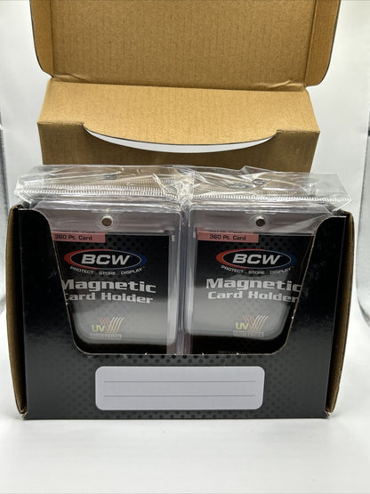 BCW Magnetic Card Holder 360pt Point with UV Protection, Box of 8 holders