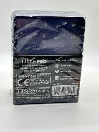 Ultra Pro 3X4 BLUE BORDER Toploaders 35pt 1 Pack of 25 for Standard Sized Cards