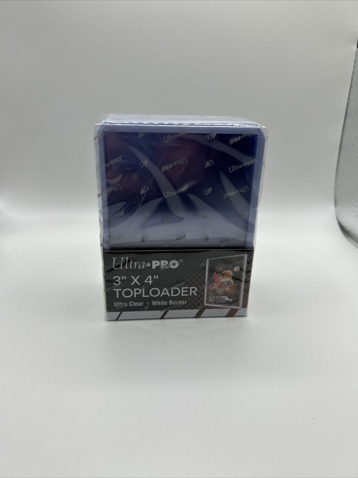 Ultra Pro 3X4 Toploaders 35pt WHITE BORDER 40 Packs of 25 toploaders, 1000 total
