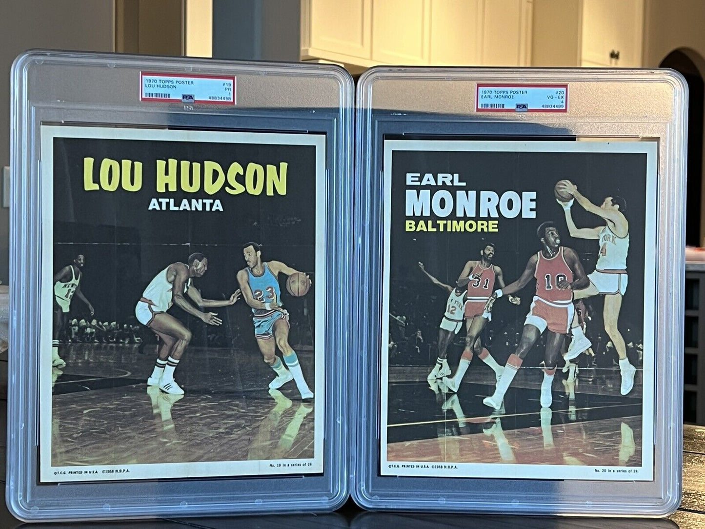 1970 Topps Basketball Poster Complete Set PSA Set Registry Ultra Rare Set 1/1